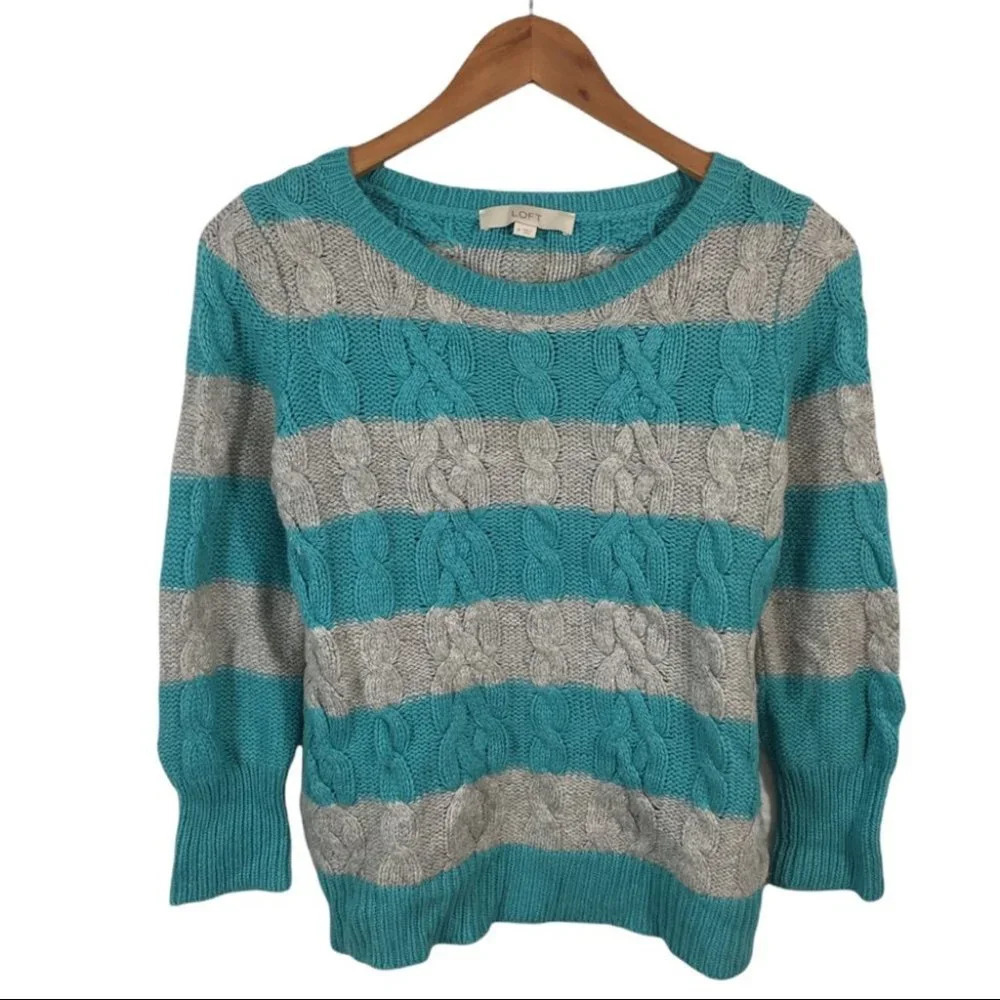 C9 Women’s Ann Taylor LOFT Knit Rabbit Hair Knit Sweater M